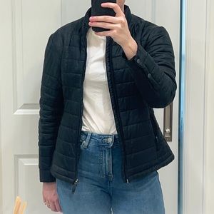 Ladies Black King Ranch Puffer Jacket